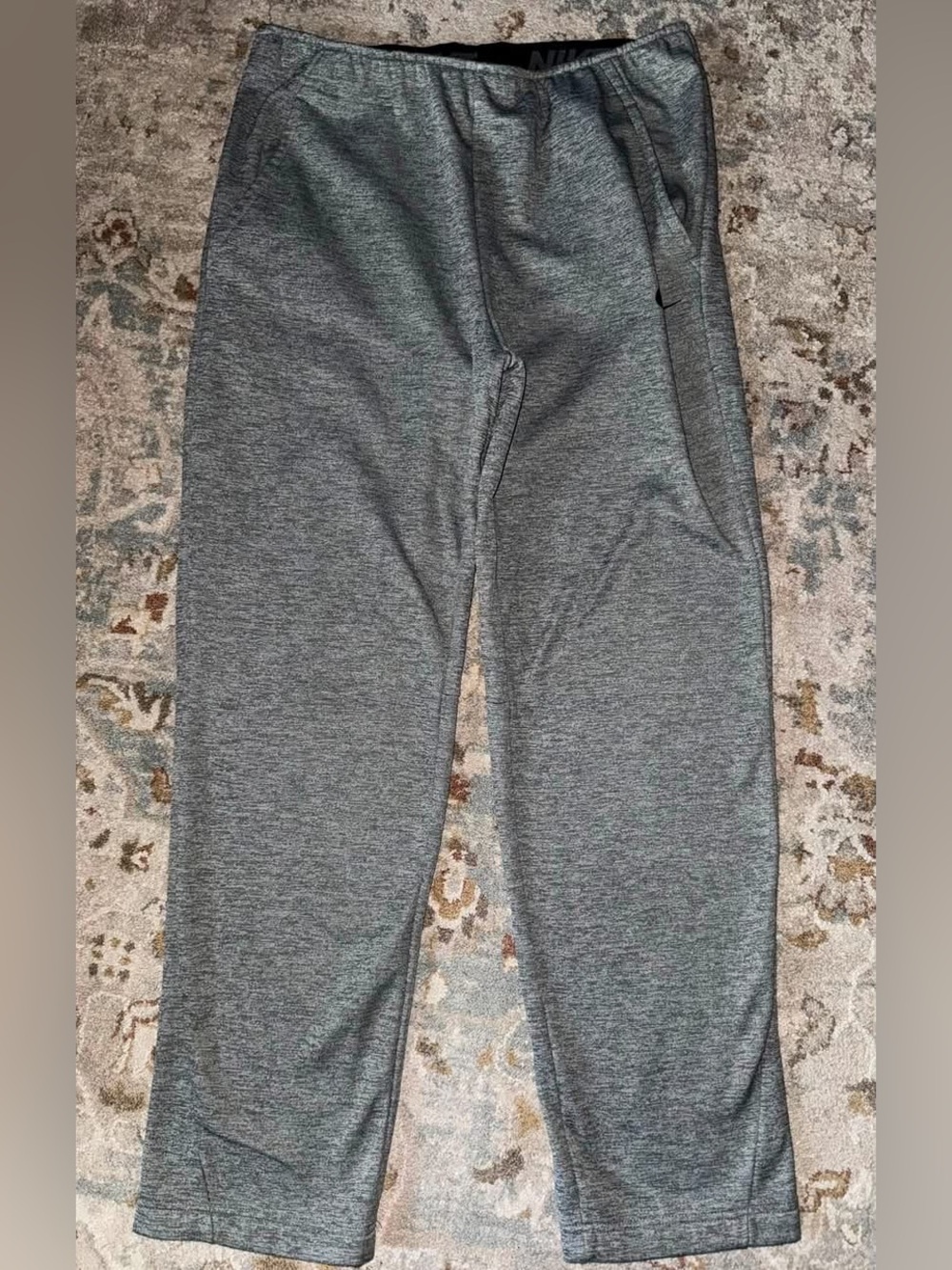 Nike Men's Heather Gray Tech Fleece Joggers